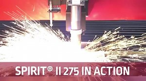 1.6K views · 42 reactions | Check out the Torchmate CNC Cutting Systems Spirit II 275 Plasma Cutter in action! The Spirit® II 275 can provide a superior cut quality with less than two degrees of edge bevel for the complete life of the electrode. Hafnium Optimizing Technology (HfOT) extends the life of this electrode beyond 1,000 pierces. #WeldRed #CutRed | Lincoln Electric | Facebook