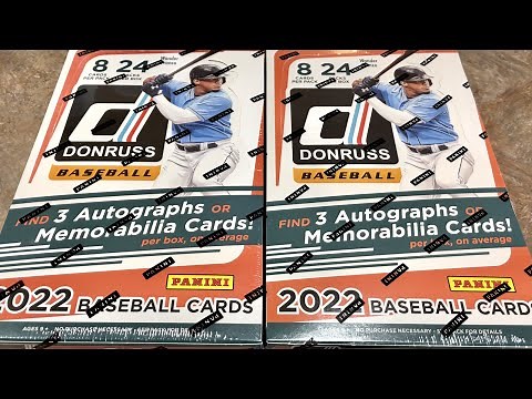 NEW RELEASE! 2022 DONRUSS BASEBALL CARDS!