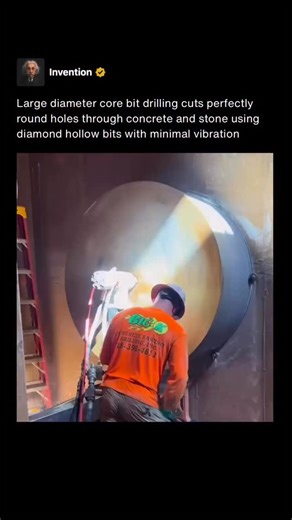 Large diameter core bit drilling is a specialized method used to create perfectly round openings in concrete stone and masonry where precision matters. Instead of breaking material apart the hollow bit cuts only the perimeter leaving a solid core behind. This approach greatly reduces cracking and stress on surrounding structures even when hole diameters reach several feet. At this scale core drilling relies on heavy rigid equipment anchored to the structure or ground to maintain alignment. Diamo