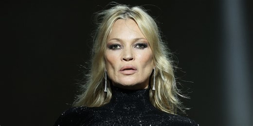 Kate Moss, 52, Shocks Runway in a Bedazzled Peekaboo Thong and Backless Gucci Dress