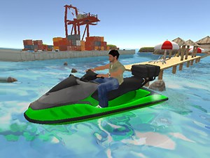 Walkthrough Boat Racing 3D Jetski Driver Games . BrightestGames.com