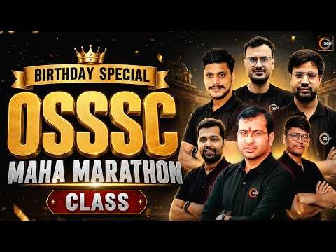OSSSC Maha Marathon Class | Star Sir Birthday Special Marathon | 360 Degree Classes