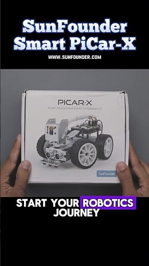Start Your Robotics Journey with 𝐏𝐢𝐂𝐚𝐫-𝐗! | Raspberry Pi Smar Car #stem #raspberrypi #diy