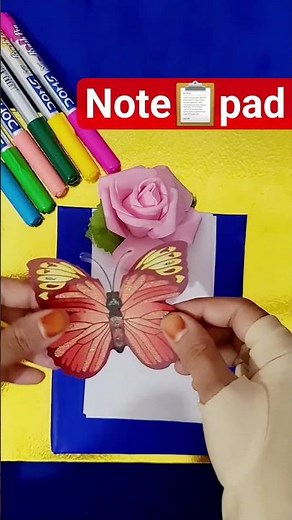 diy mini note 📋 pad #backtoschool #diy#artsandcrafts#trending#viral#ytshorts#reels#popular