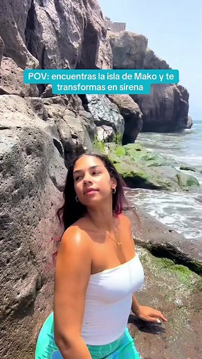 Transformación en sirena en la isla de Mako