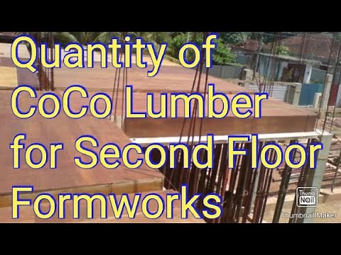 How to Calculate CoCo Lumber for Second Floor Formworks