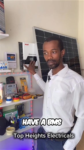 BMS is crucial for lithium batteries, especially lithium iron phosphate. Unlike lead acid, lithium doesn't need much maintenance with the right inverter. But without a BMS, like in this inverter, it's incompatible. Protect your investment! #LithiumBattery #BMS #Inverter #BatteryMaintenance #EnergyStorage | Topheights Electricals and Electricians