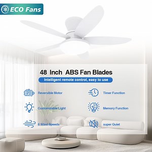 [Hot Item] Ceiling Mounted Fan Light Using ABS Blade Structure
