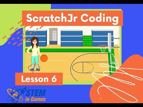 ScratchJr Coding Lesson 6 | Make a Basketball Game | Beginner Programming Lesson