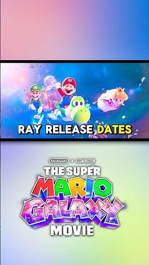 SUPER MARIO GALAXY MOVIE 4K AND BLU RAY RELEASE DATE REVEALED! 🤯 EXTRAS AND BONUS FEATURES REVEALED!