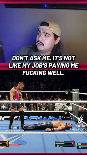 Not showing up to office holiday gift exchanges 🥸🥸 #wwe #livestreaming