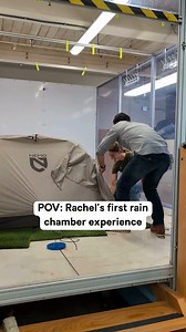 84K views · 374 reactions | Behind the scenes of last week's rain chamber reel with Rachel (NEMO Email Marketing Manager) and Frank (NEMO Quality Director). Who else kinda just wants to hang out in the rain chamber (in a NEMO tent, of course)? ✋ | NEMO Equipment | Facebook