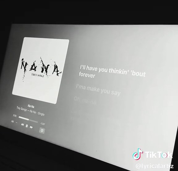 Na na - trey songs #lyric #nana #fy #viral | song with lyric