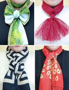 Beautiful Scarf Styles for Women. Stylish Ways to Tie a Scarf | Art & Craft