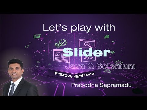 Let's play with sliders using Java Selenium