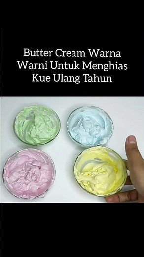 Cara Membuat Butter Cream Enak Dan Lembut - Resep Butter Cream