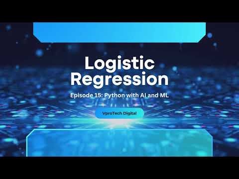 Logistic Regression | Python with AI &ML - Episode 15 | VproTech Digital