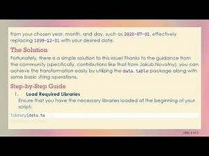 Solving Date Conversion Issues in R: Replace 1899-12-31 with Your Desired Date