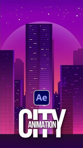 Create City Animations in After Effects & Illustrator #tutorial