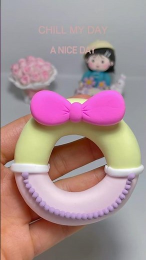 "DIY Cute Clay Donut Tutorial | Easy Polymer Clay Craft" #ClayCrafts #PolymerClay #CraftTutorial