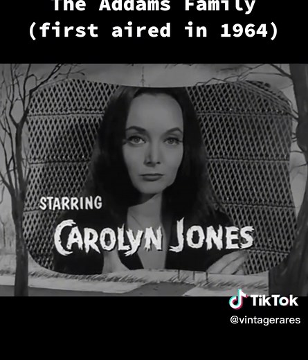 The Addams Family first aired on October 16, 1964 #theaddamsfamily #addamsfamily #wednesdayaddams #gomezaddams #1964 #fyp #sitcom #oldsitcoms
