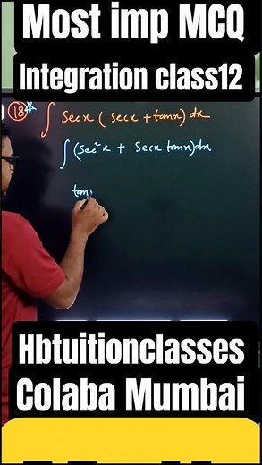 how to integrate the trigonometric functions Sec x( sec x+ tan x ) maths class12 #integration