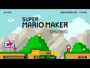 Making A level in Super Mario maker world engine