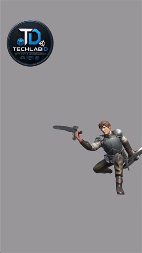 FREE Medieval Guard + Sword 3D Asset 🐦 | GLB + FBX + OBJ #unity3d #3dasset #gamedev #indiegame