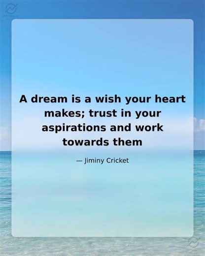 Morning Motivation by Jiminy Cricket