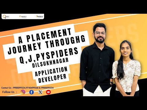 A Placement Journey Through Q,J & PySpiders Dilsukhnagar | 3 LPA | Application Developer |