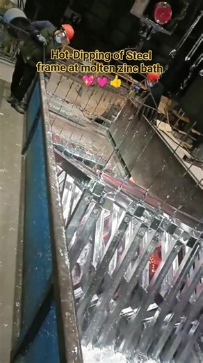 Galvanizing Furnace 👍💖💖💖 #galvanized #furnace #steel #process #machine #frames #structural #fabrication | Alfredo Abella Jr.