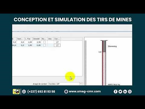 FORMATION EN CONCEPTION ET SIMULATION DES PLANS DE TIR EN MINES ET CARRIERES