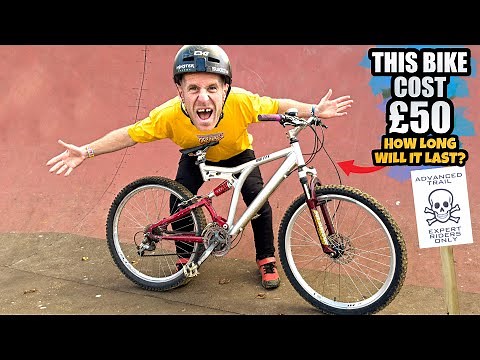 THIS BIKE COST £50 HOW LONG WILL IT LAST? - CHEAP BIKE CHALLENGE