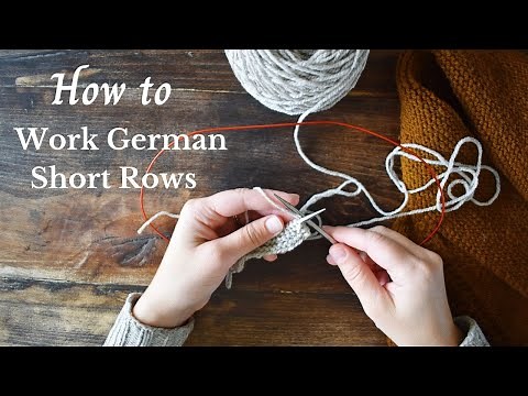 German Short Row tutorial