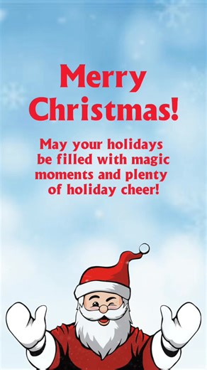 Merry Christmas from all of us at Spirit Christmas! May your day be merry, bright, and full of festive surprises! ❄️🎄 | Spirit Christmas