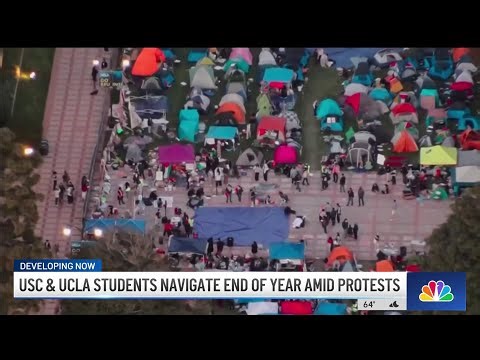 USC, UCLA students navigate end of the year protests