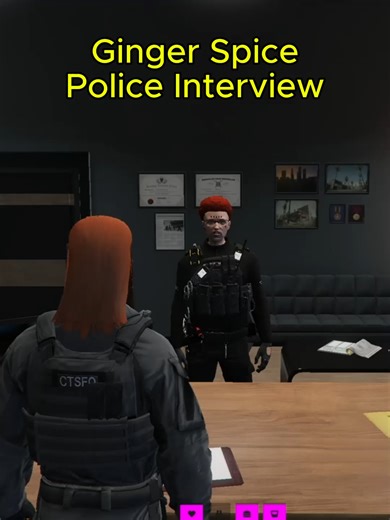 Ginger Spice Police Interview @rebornrpuk @sammyvmain #Gtarp #fivem #FYP #foryoupage❤️❤️ #rebornrp