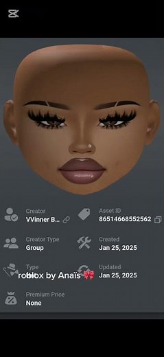 code Brookhaven visage 🧸✨