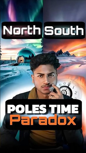 The North Pole Time Paradox : Why Time Doesn't Exist There #northpole #geography #time #science