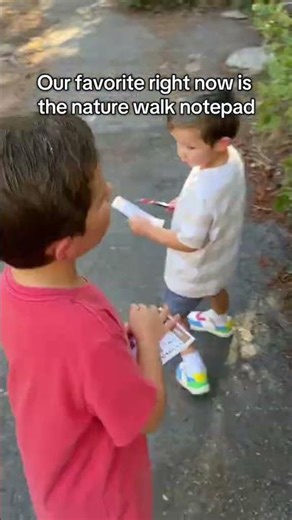 Nature Walk playtime notepad: turn every walk into a screen-free adventure