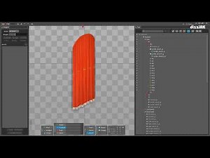 Spine lesson. Curtain animation