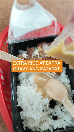 POV: YUNG MATAKAW KA PERO KAILANGANG MAGTIPID | BURGER STEAK WITH EXTRA RICE AND EXTRA GRAVY