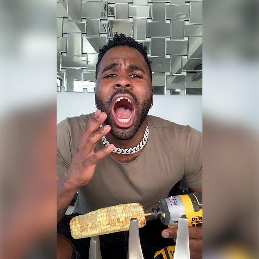 287K views · 101 reactions | Jason Derulo apparently chipped his teeth by eating corn on a power drill | In The Know | Facebook
