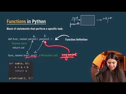 Python Lecture 6 | Functions and Recursion in Python | Beginner to Advanced