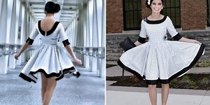 Watch How She Makes This Fabulous 50's Dress That Will Have Heads Turning!
