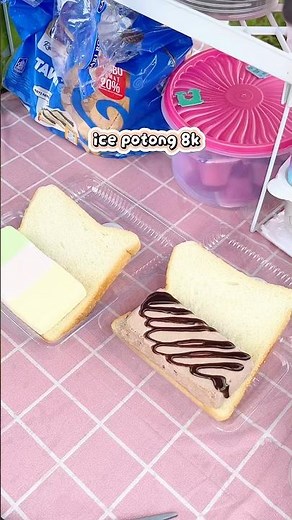8k puas makan ice cream potong singapore #food #escemil #dessert