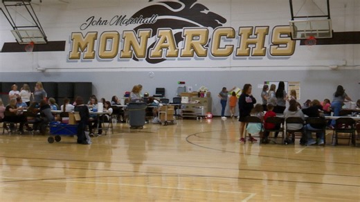 West Virginia school district celebrates annual girls STEM day with six stations of activities