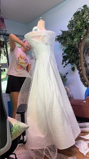 Making the white witch dress from narnia part 3!! Almost time for Halloween and to wear this costume