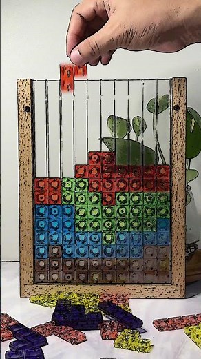 Classic Retro Tetris ASMR 🌧️ Colorful Block Puzzle for Stress Relief