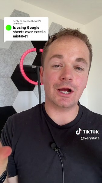 Replying to @michaelfhewitt Excel vs Google Sheets #excel #data #dataanalyst #sql #googlesheets #analyst